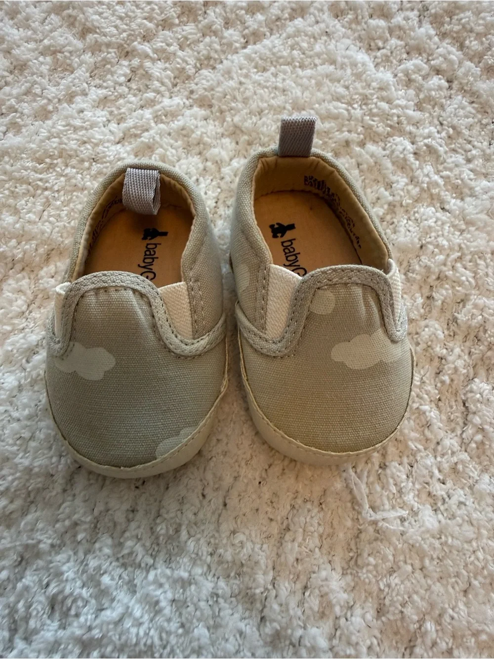 GAP Navy Slip-On & Plaid Baby Shoe Set with Light Gray Pair